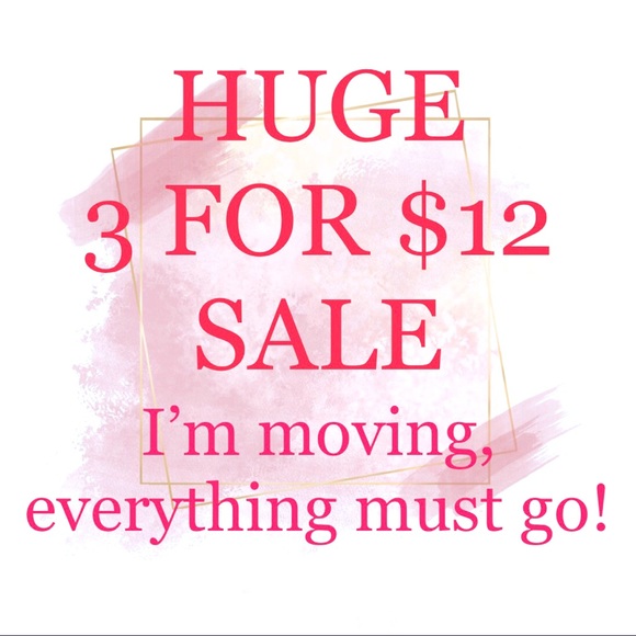 Everything marked “❤️3 for $12❤️” in my closet - Picture 1 of 1